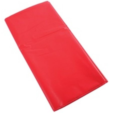 GIFTBASKET Plastic Table Cover Red GI1487683